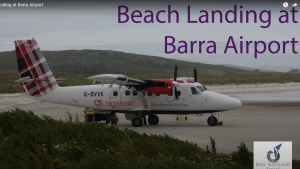 Beach Landing at Barra Airport