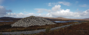 Barpa Langass burial cairn Uist