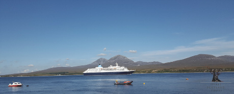 Cruise Ship on the West Coast of Scotland