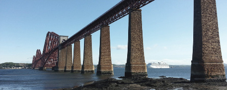 Forth Rail Bridge near Edinburgh