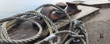 Dock at Scottish fishing village