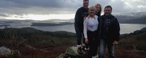 Private hike to Dun Moil, Sallochy Trail, Loch Lomond